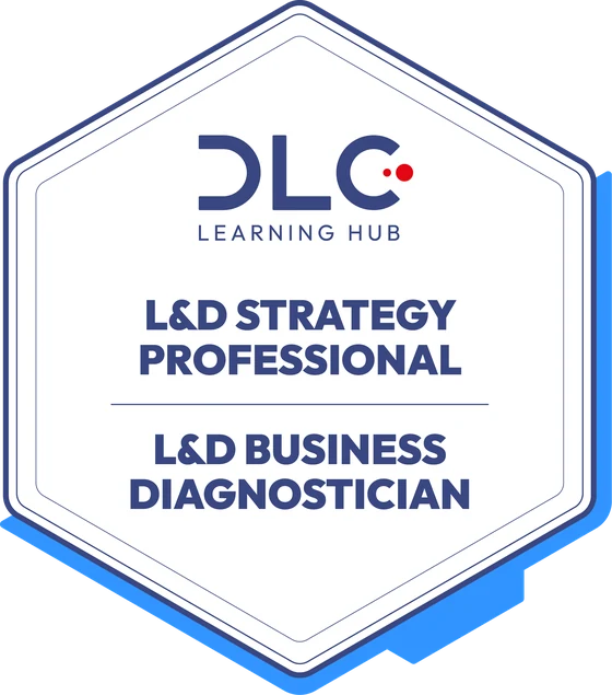 Przykładowa odznaka DLC: L&D Strategy Professional - moduł L&D Business Diagnostician