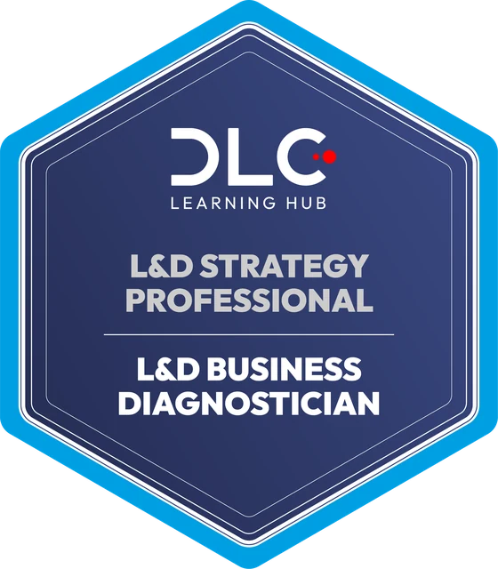Przykładowa odznaka DLC: L&D Strategy Professional - moduł L&D Business Diagnostician