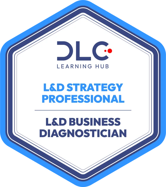 Przykładowa odznaka DLC: L&D Strategy Professional - moduł L&D Business Diagnostician